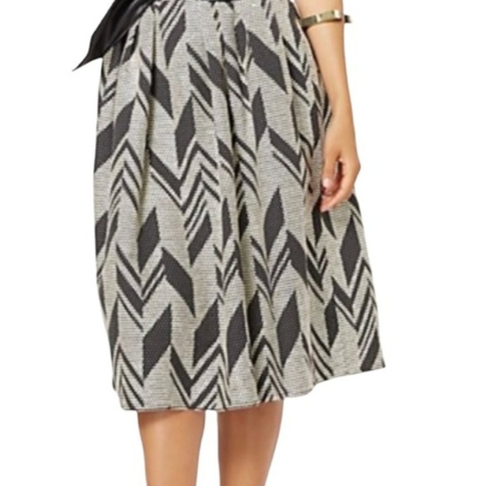 Eva Mendes Multi colored Midi Skirt - Picture 4 of 4